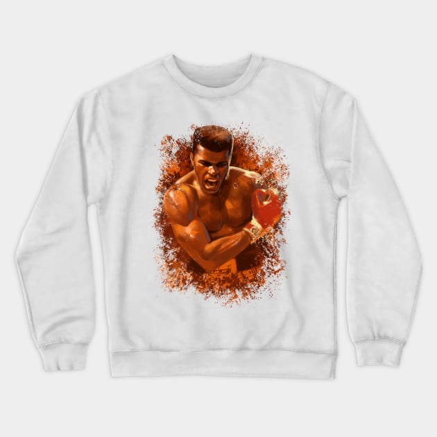 Ali Crewneck Sweatshirt by ohshirtdotnet